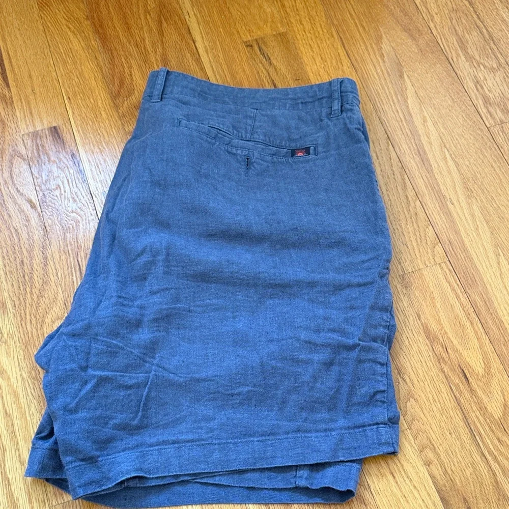 Faherty Blue Denim Shorts
